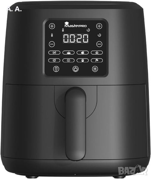 Air Fryer BERGNER Masterpro, 1500 W, 4 литра, Cool Touch корпус, 360-градусова технология на въздушн, снимка 1