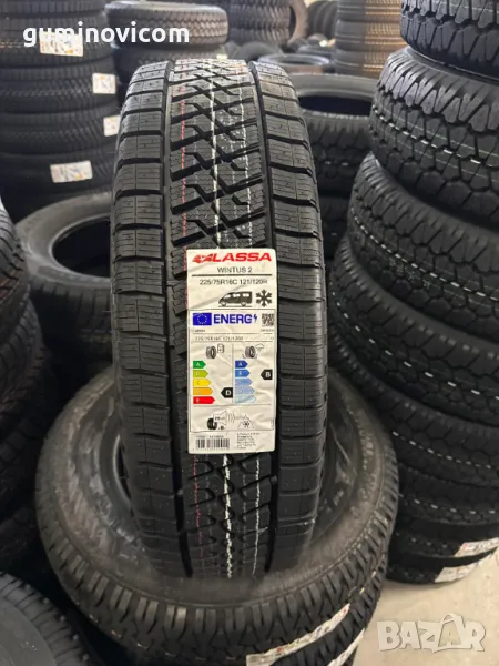 🛒 Нови 🚐 Зимни ❄️❄️❄️ бусови гуми 225/75R16C LASSA WINTUS 2 121/120R, снимка 1