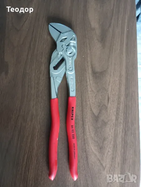 knipex 86 03 250 клещи раздвижни , гаечен ключ , снимка 1