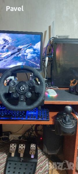 С ГАРАНЦИЯ! Logitech g923 + shifter 580 лв. , снимка 1