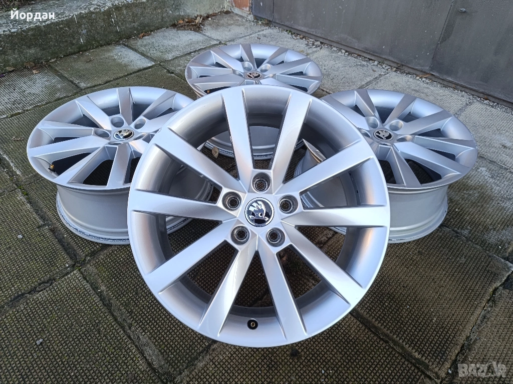  ОРИГИНАЛНИ джанти 18 ' цола 5x112 57,1 Шкода Октавия / Skoda Octavia ET51, снимка 1