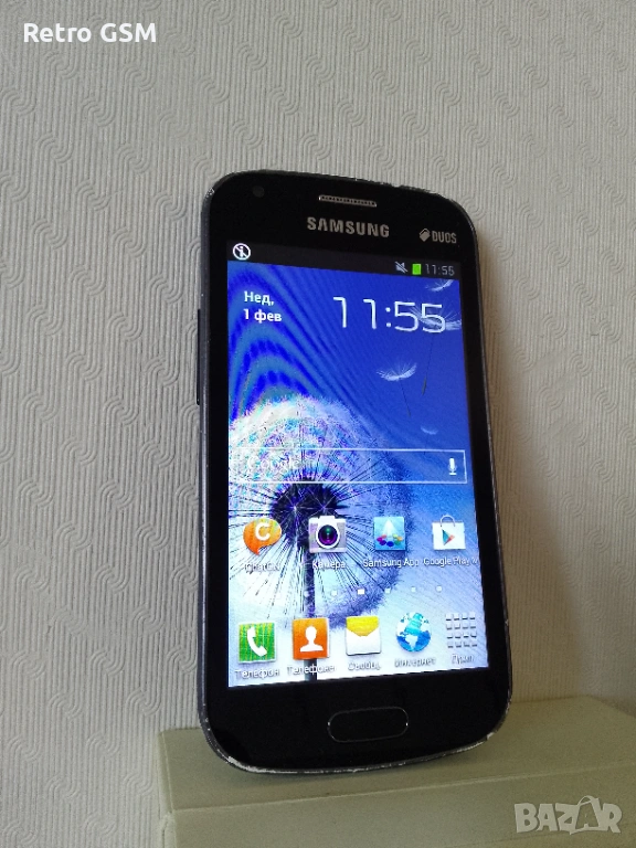 Работещ телефон Samsung S Duos (+USB кабел), снимка 1