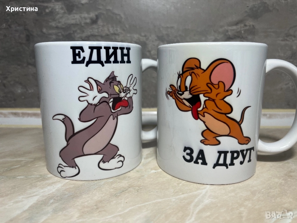 Подавък за двойка чаши един за друг , снимка 1