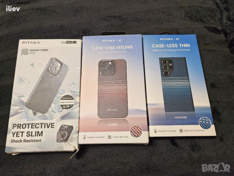 Калъфи Pitaka за S24 ultra, Iphone 15 pro, 15 pro max., снимка 1