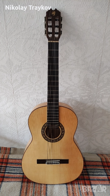 Фламенко китара Prudencio Saez в комплект с куфар, снимка 1