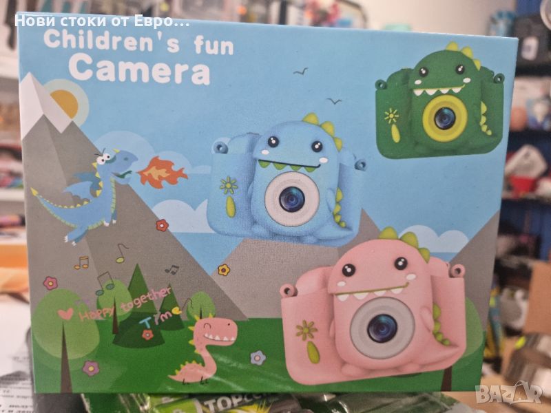 Детска дигитална камера, Gofunly Детска камера 1080P 2,0-инчов екран с 32GB карта,за селфи за 3-12 г, снимка 1