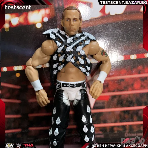 Екшън фигура WWE Shawn Michaels HBK Elite Classic Exclusive Mattel WWF Шон Майкълс, снимка 1