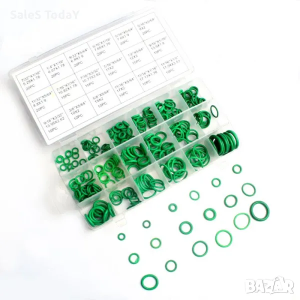 Гумени пръстени, в Кутия, 270бр., снимка 1