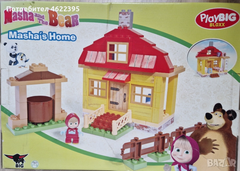 Детски конструктор Маша и мечока, снимка 1