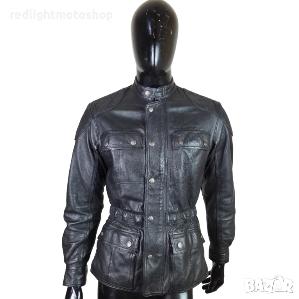 📌 5266 Hein Gericke Мъжко кожено мото яке | КАТО НОВО | Размер XS | 150 лв., снимка 1