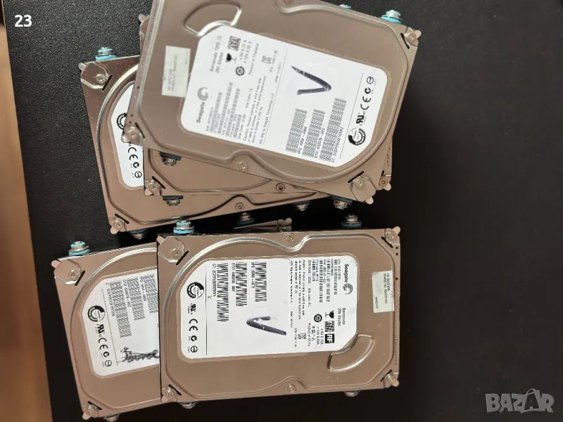 Продавам лот от 5 броя хард дискове Seagate Barracuda 7200.12 – 250GB, снимка 1
