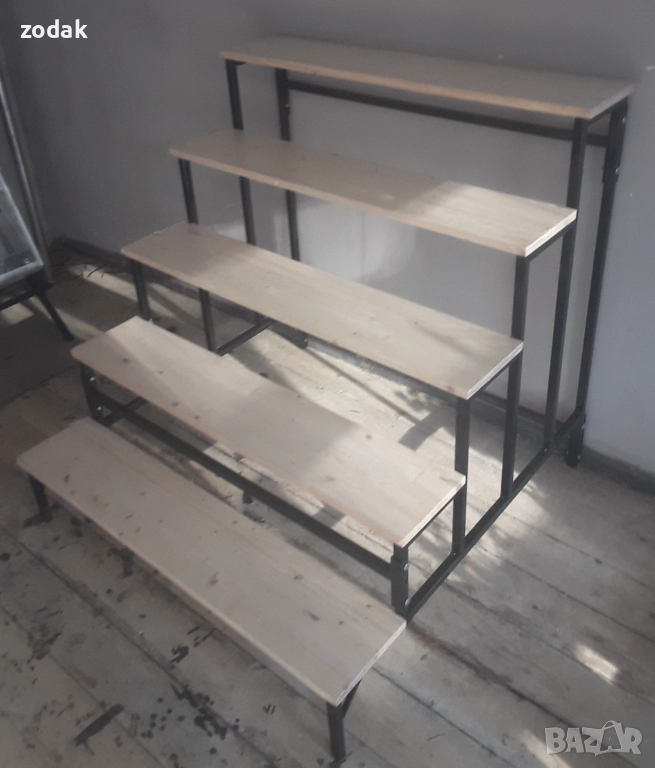 Професионален цветарски стелаж 5 етажа, снимка 1