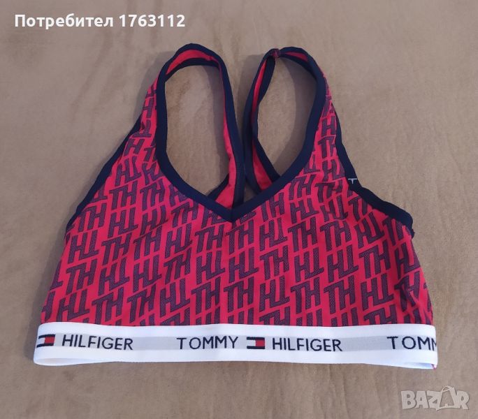 Tommy Hilfiger памучно бюстие, М размер, снимка 1