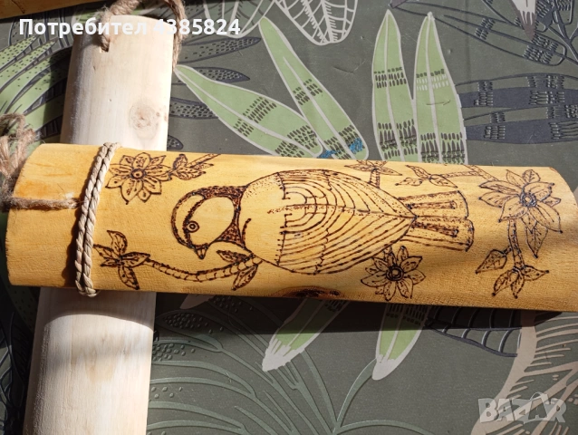 Пирография върху дърво , снимка 6 - Декорация за дома - 53454460