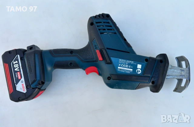 BOSCH GSA 18 V-Li C - Акумулаторен саблен трион 2x18V 4.0Ah, снимка 5 - Триони и циркуляри - 53597983