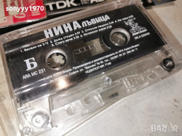 НИНА ЛЪВИЦА 1903261638H1E4R, снимка 5 - Аудио касети - 53902690