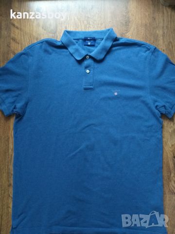 GANT Men's Polo - страхотна мъжка тениска 2ХЛ , снимка 5 - Тениски - 45456413