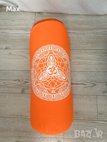 Йога болстер Мандала син / оранжев, снимка 2 - Йога - 51379439