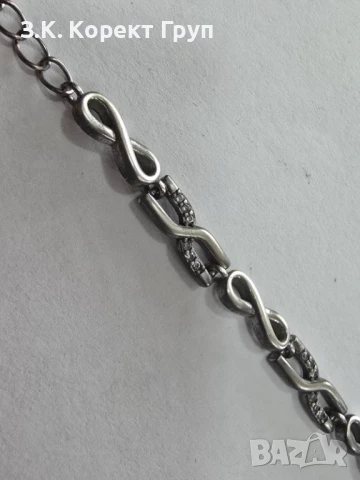 Сребърна гривна 925, снимка 6 - Гривни - 51080705