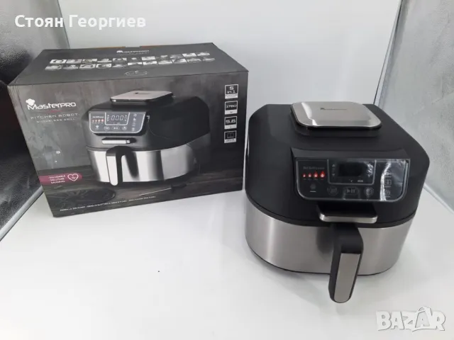 Чисто нов AIRFRYER MASTER PRO 5,6 литра, 1760 W, снимка 3 - Фритюрници - 48999897