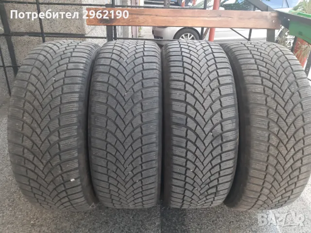 4бр. зимни гуми Bridgestone 195 55 16, снимка 1 - Гуми и джанти - 47883301