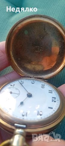 Стар швейцарски джобен часовник, снимка 3 - Антикварни и старинни предмети - 45141152