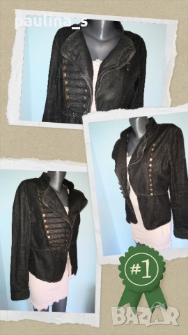 Три различни броя / Eластично дънково яке / сако "Promiss" и "Vero Moda", снимка 14 - Якета - 15454385