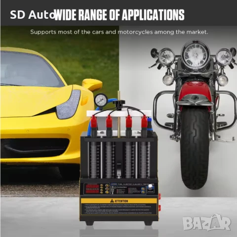 AUTOOL CT160 Стенд за проверка и почистване на бензинови инжектори , снимка 5 - Други инструменти - 50497750