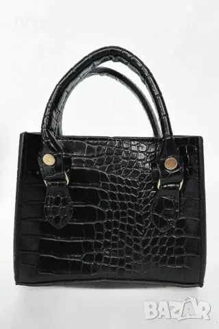 Дамска чанта тип „преметка“ с дръжки и през рамо Два цвята , снимка 4 - Чанти - 49883612