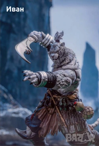 Ексклузивна екшън фигурка FuRay Planet Blade Master Weng (версия на White Tiger) в мащаб 1/12, снимка 6 - Фигурки - 53377814