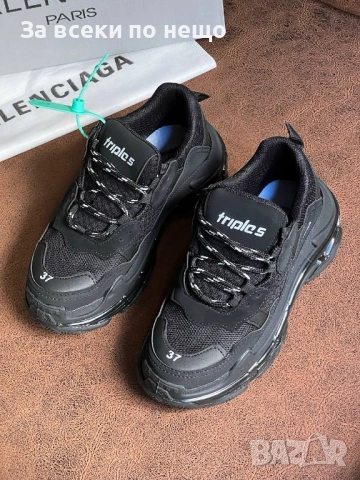 Balenciaga Мъжки Черни Маратонки👟Мъжки Спортни Обувки В Черен Цвят Баленсиага Код P1937