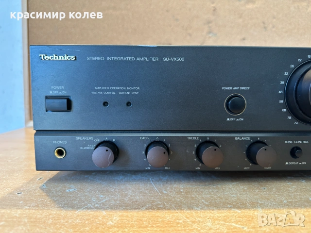 усилвател " TECHNICS SU-VX500", снимка 2 - Ресийвъри, усилватели, смесителни пултове - 54135198