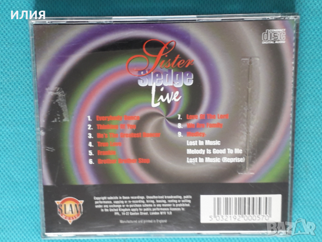 Sister Sledge – 1993 - Live(Disco), снимка 5 - CD дискове - 45032672