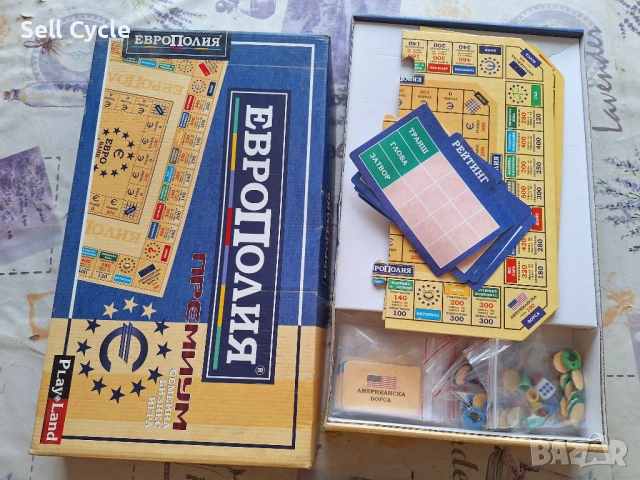 ✅НАСТОЛНО ИГРА - ЕВРОПОЛИЯ ПРЕМИУМ❗, снимка 7 - Настолни игри - 53646279