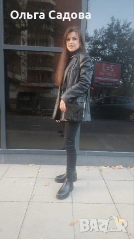 Midnight Star – ръчно изработена кроссбоди чанта , снимка 4 - Чанти - 53355803