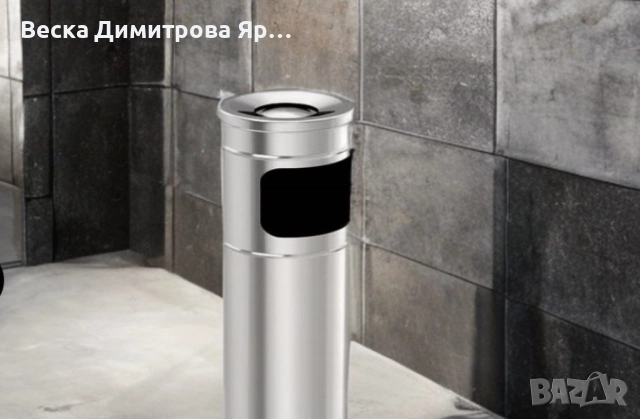 Пепелник колона Vinoks 763400, 22см./26см/28см., инокс, снимка 5 - Други - 52712260