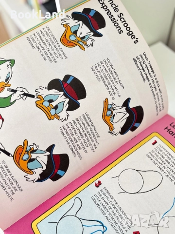 Learn to draw Uncle Scrodge, Huey, Dewey and Louie| Disney| Как да нарисуваш Чичо Скрудж, снимка 8 - Други - 51591619