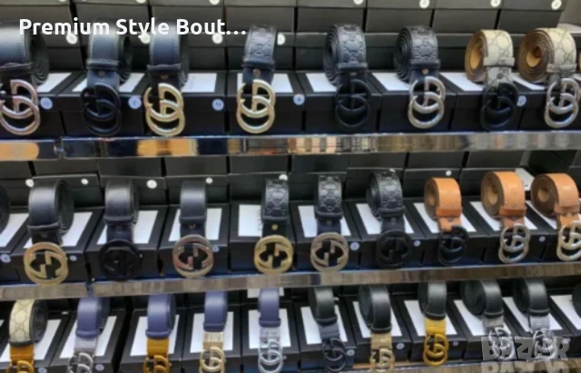 колан от естествена кожа в кутия Gucci , снимка 2 - Колани - 53744805