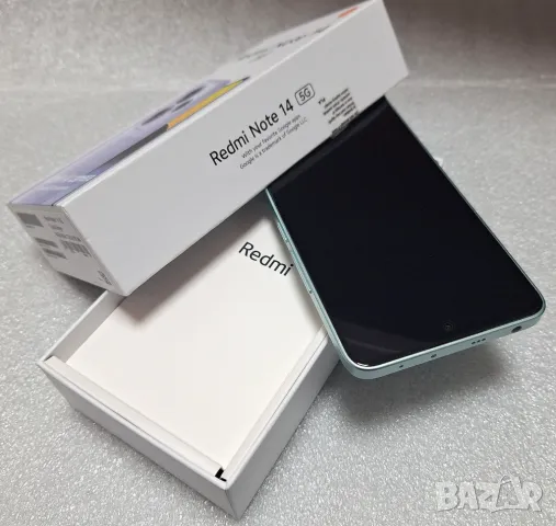 НОВ! Смартфон Xiaomi Redmi Note 14 5G, 6GB, 128GB, Coral Green , снимка 12 - Xiaomi - 49297260