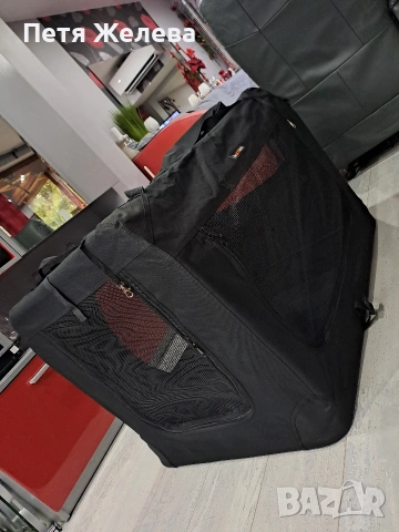 Сгъваема транспортна чанта за кучета и котки FEANDREA/SONGMICS-90/62/62 см, снимка 12 - За кучета - 53595208