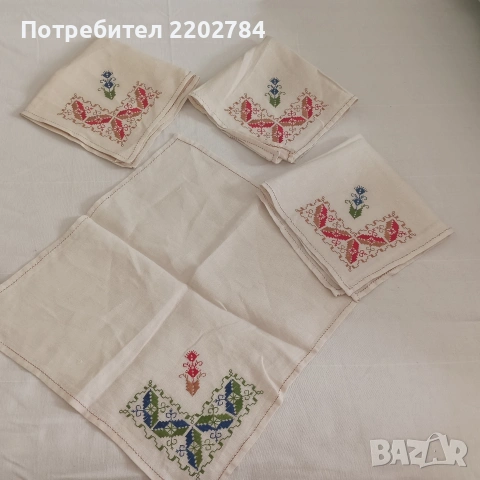 Салфетки за хранене от плат