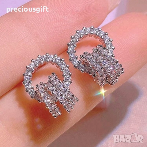 Комплект бижута - колие, пръстен и обеци, снимка 3 - Бижутерийни комплекти - 52053835