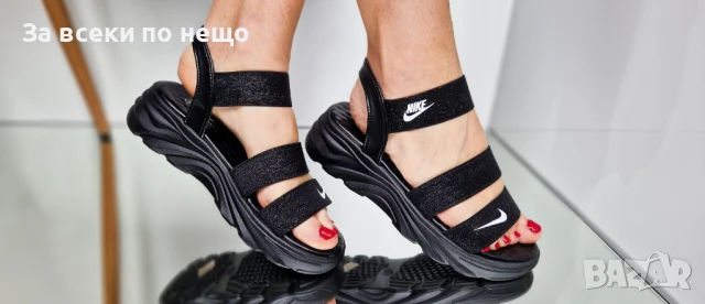 Nike Дамски Черни Сандали Найк от 36 до 41 номер Код P740, снимка 3 - Сандали - 50678910
