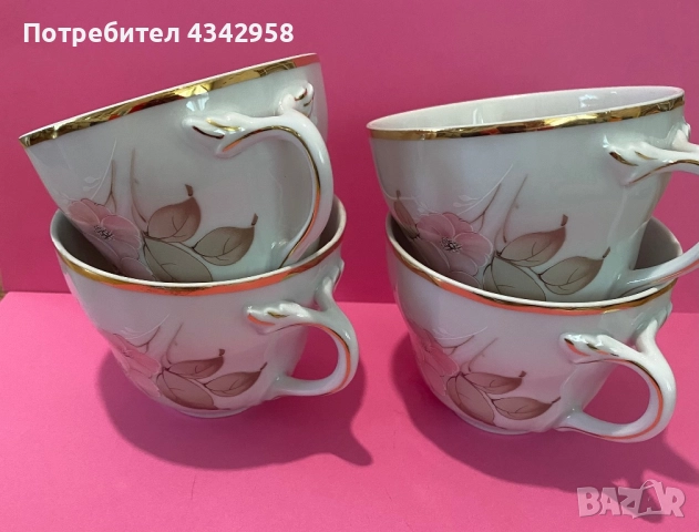 Oscar Schaller.(1918-1935). Чаши за чай.10 брой 