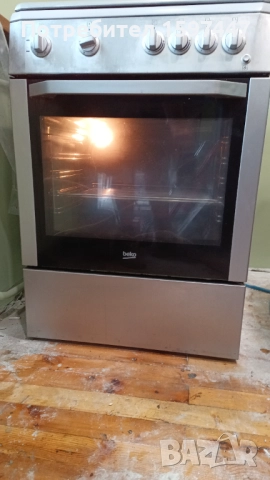 Комбинирана печка BEKO CSE 64010 DS/Silver/ГА A, 2 ГАЗОВИ И 2 ЕЛЕКТРИЧЕСКИ, БУТОН ЗА ЗАПАЛВАНЕ