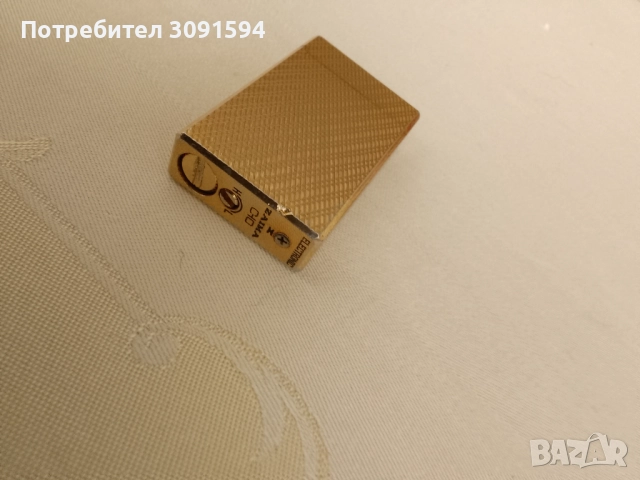   Винтидж Позлатена Газова запалка Zaima  Japan . Работи добре! Напълно обслужена!, снимка 5 - Запалки - 51829944