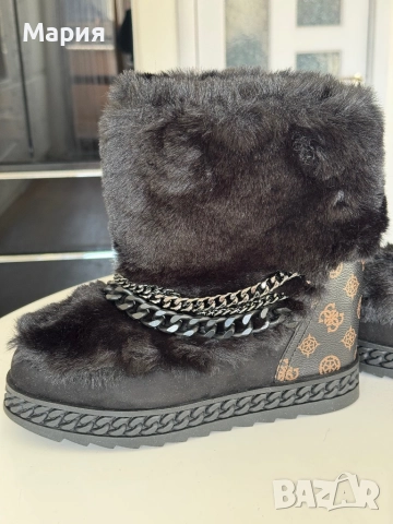 Дамски ботуши/зимни боти марка „GUESS“/40 с вътрешен ток 5см. 