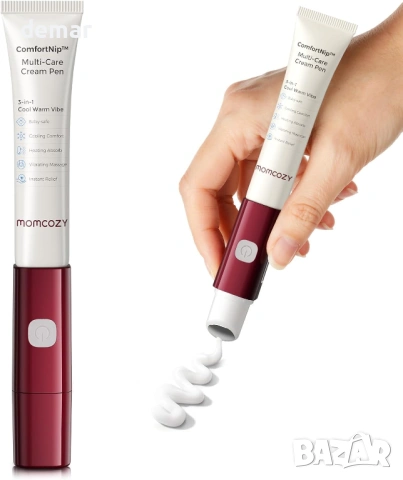 Momcozy ComfortNip™ Многофункционална писалка за зърна с крем, 3-в-1, снимка 7 - Аксесоари за кърмачки - 53046027
