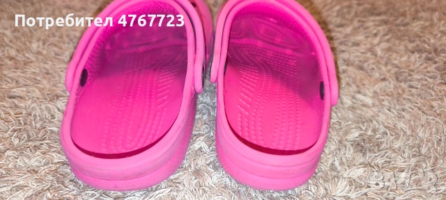 Crocs - чехли за момичета, р - 12/13, стелка-19,5см., снимка 3 - Детски сандали и чехли - 53934835