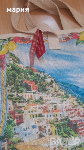 Нова италианска плажна чанта Позитано, снимка 4 - Чанти - 50928629